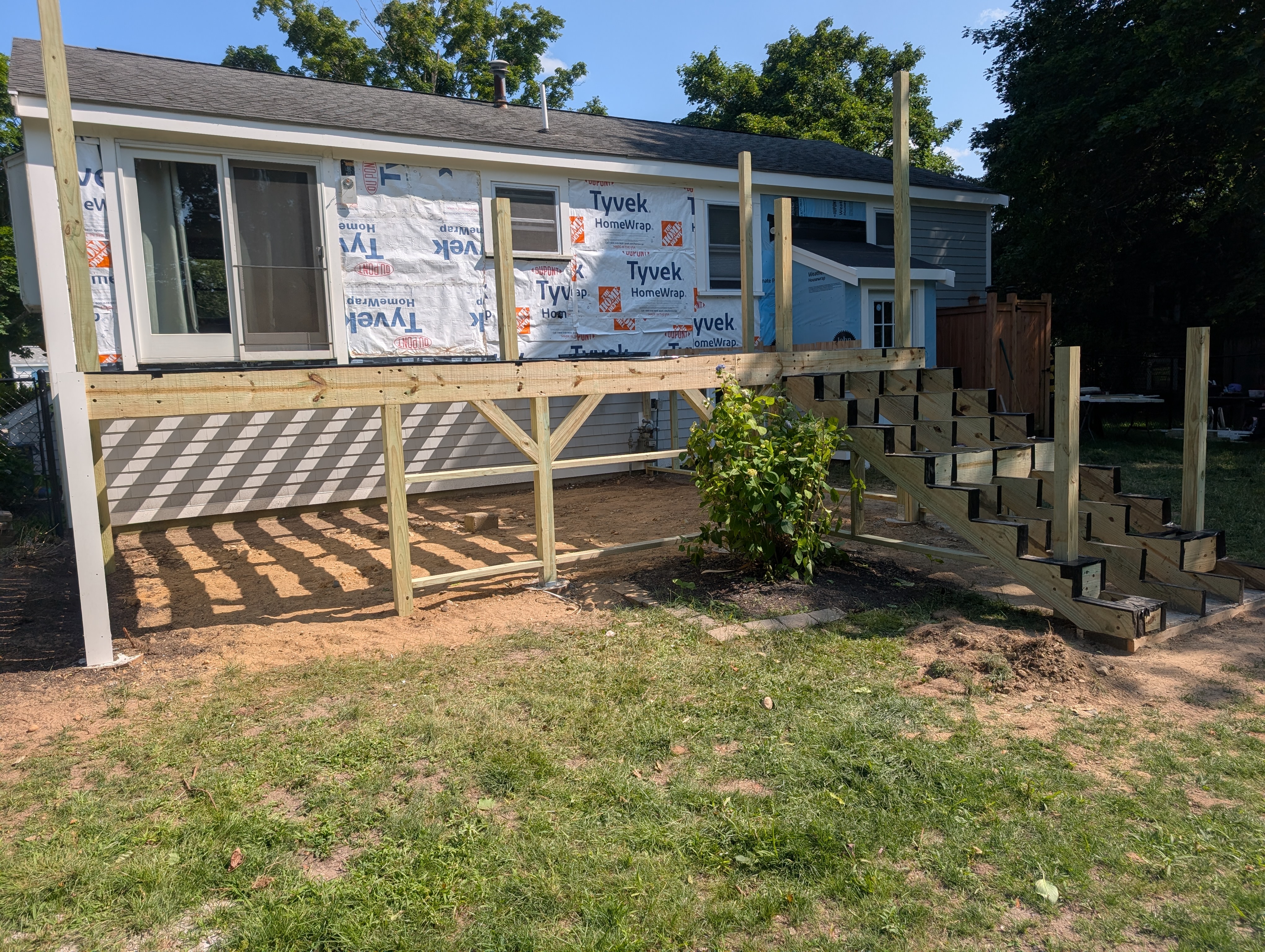 Deck construction detail 16